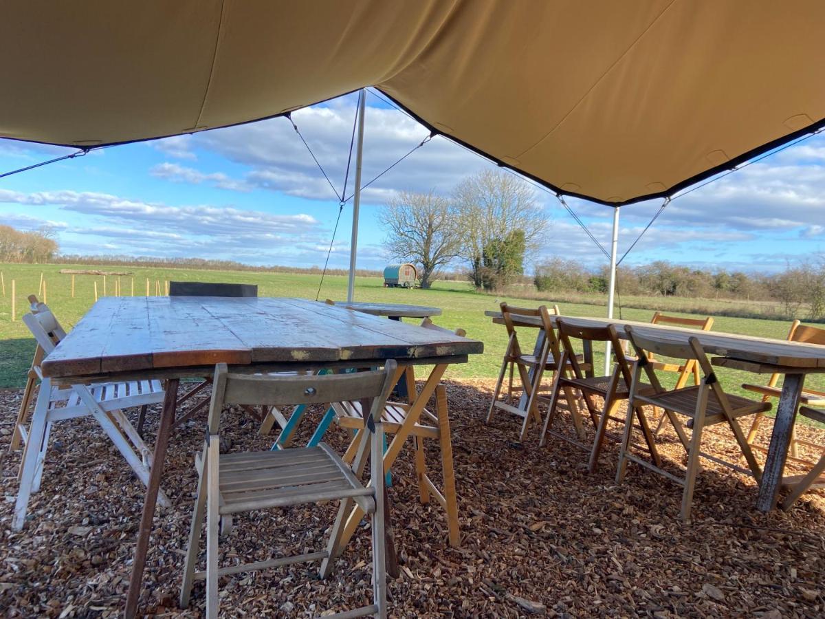 Fen Meadows Glamping - Luxury Cabins And Bell Tents Cambridge  Exteriör bild